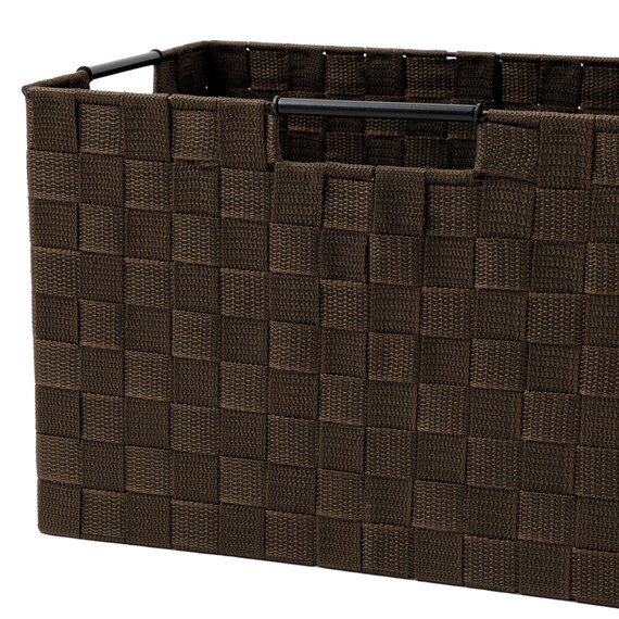 編み込みバスケットTI02 (レギュラー ダークブラウン) 9枚目画像