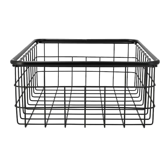 ワイヤーバスケットST ハーフ3926(ブラック) 4枚目画像