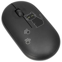 ワイヤレスマウス(デコネコDH05 ブラック)