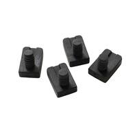 【Nポルダ・Nポルダディープ2用】最上段に木棚板を設置できる ストッパー (NP01 ブラック)