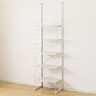 突っ張り壁面収納 Nポルダディープ2 (幅60cm NP01 ホワイトウォッシュ) 8枚目画像