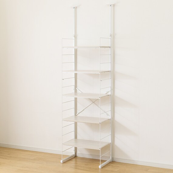 突っ張り壁面収納 Nポルダディープ2 (幅60cm NP01 ホワイトウォッシュ) 8枚目画像