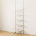 突っ張り壁面収納 Nポルダディープ2 (幅60cm NP01 ホワイトウォッシュ) 8枚目画像