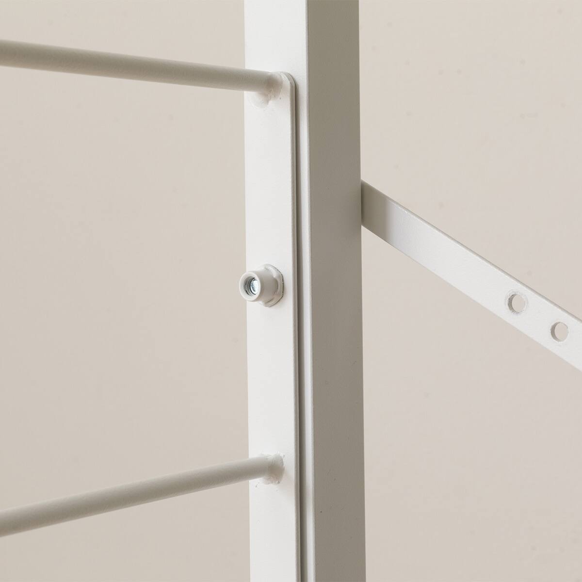 突っ張り壁面収納 Nポルダディープ2 (幅60cm NP01 ホワイトウォッシュ