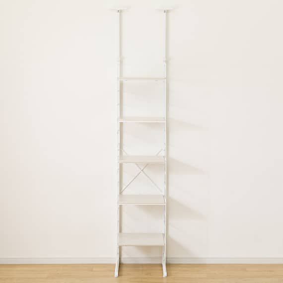 突っ張り壁面収納 Nポルダディープ2 (幅40cm NP01 ホワイトウォッシュ) 9枚目画像