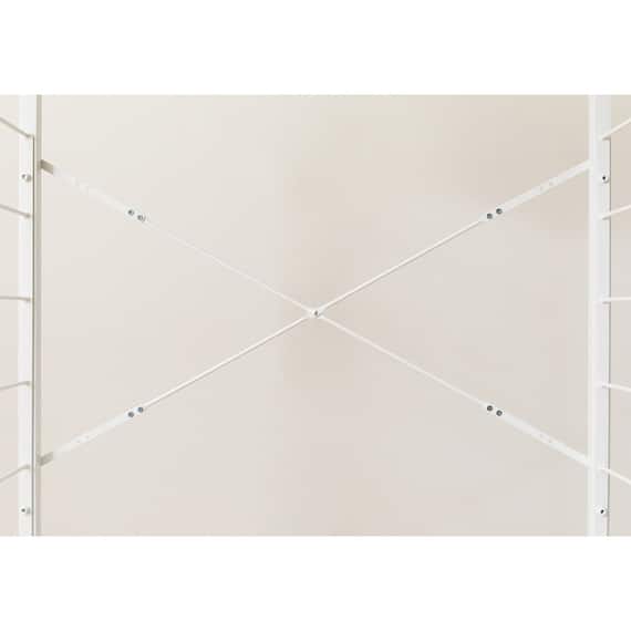 突っ張り壁面収納 Nポルダディープ2 (幅40cm NP01 ホワイトウォッシュ) 12枚目画像