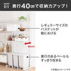 【Nポルダディープ2用】棚板付き追加サイドパーツ(幅40cm用 ホワイトウォッシュ) 6枚目画像