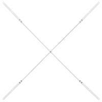 【Nポルダ・Nポルダディープ2用】共通クロスバー(幅40・60・80cm用 ホワイト)