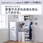 幅120cmセット奥行深 【幅60+60/棚板10枚】突っ張り壁面収納Nポルダディープ2(NP01)2連 ミドルブラウン 6枚目画像