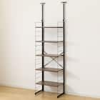 突っ張り壁面収納 Nポルダディープ2 (幅60cm NP01 ミドルブラウン) 8枚目画像