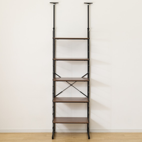 突っ張り壁面収納 Nポルダディープ2 (幅60cm NP01 ミドルブラウン) 9枚目画像