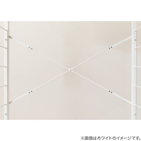 突っ張り壁面収納 Nポルダディープ2 (幅60cm NP01 ミドルブラウン) 12枚目画像