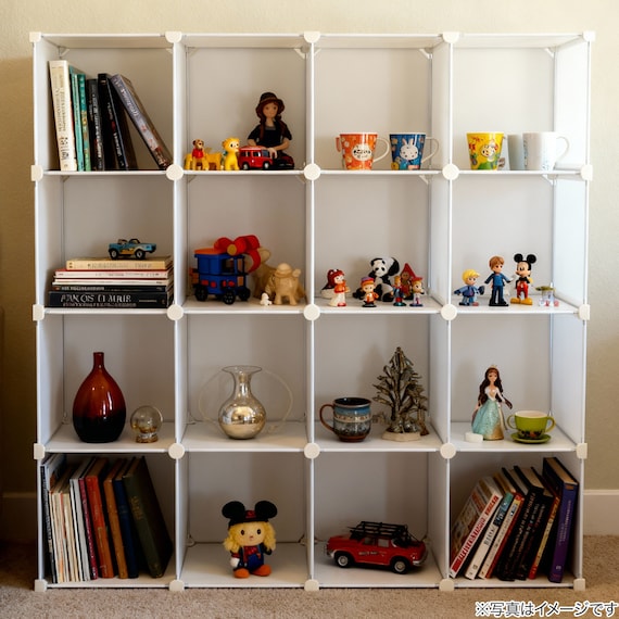 組み合わせ自在なマルチ収納ボックス(NM01 16マス ホワイト) 3枚目画像