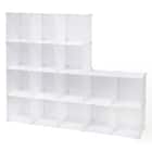 組み合わせ自在なマルチ収納ボックス(NM01 16マス ホワイト) 8枚目画像