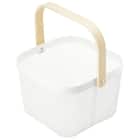 スチールメッシュバスケット EM(スクエア ホワイト) 6枚目画像