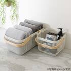 スチールメッシュバスケット EM(スクエア ホワイト) 8枚目画像