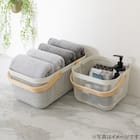 スチールメッシュバスケット EM(スクエア ホワイト) 8枚目画像