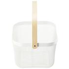 スチールメッシュバスケット EM(スクエア ホワイト) 11枚目画像