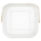 スチールメッシュバスケット EM(スクエア ホワイト) 13枚目画像