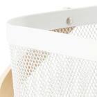 スチールメッシュバスケット EM(スクエア ホワイト) 14枚目画像