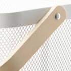 スチールメッシュバスケット EM(スクエア ホワイト) 15枚目画像