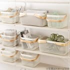 スチールメッシュバスケット EM(スクエア ホワイト) 19枚目画像