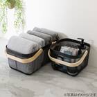 スチールメッシュバスケット EM(スクエア ブラック) 8枚目画像