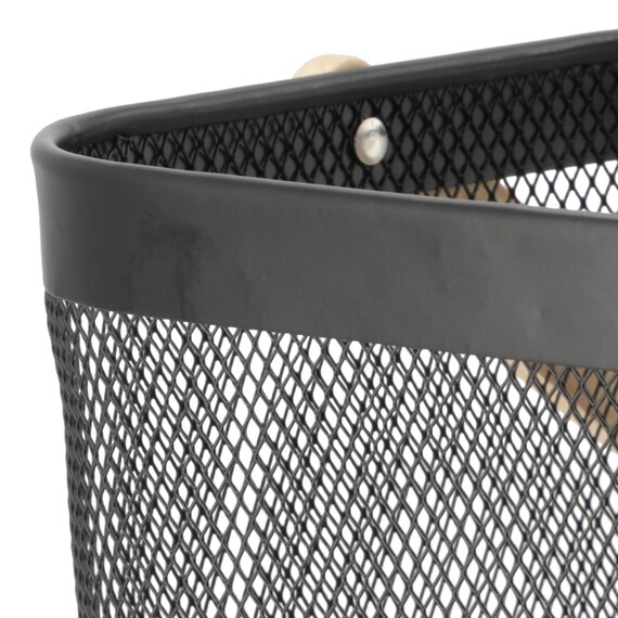 スチールメッシュバスケット EM(スクエア ブラック) 14枚目画像