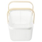 スチールメッシュバスケット EM(長方形 ホワイト) 10枚目画像