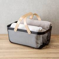 スチールメッシュバスケット EM(長方形 ブラック)