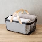 スチールメッシュバスケット EM(長方形 ブラック) 1枚目画像