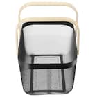 スチールメッシュバスケット EM(長方形 ブラック) 11枚目画像