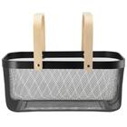 スチールメッシュバスケット EM(長方形 ブラック) 12枚目画像