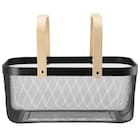 スチールメッシュバスケット EM(長方形 ブラック) 12枚目画像