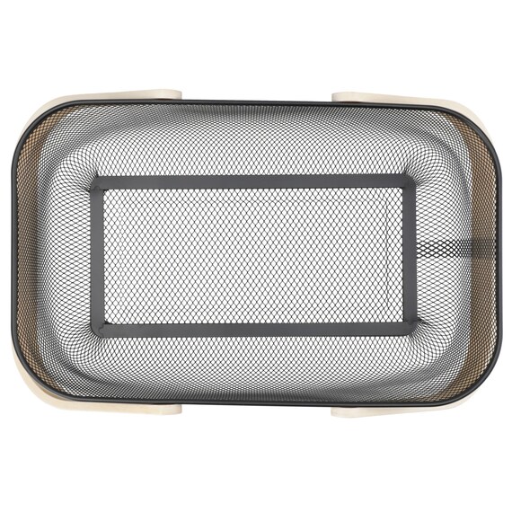 スチールメッシュバスケット EM(長方形 ブラック) 14枚目画像