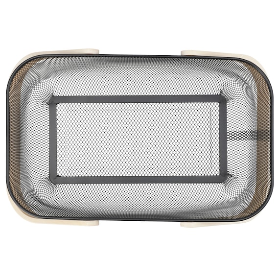 スチールメッシュバスケット EM(長方形 ブラック) 14枚目画像