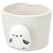 バスケット18cm　(ホワイト シマエナガ DH25)