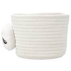 バスケット18cm　(ホワイト シマエナガ DH25) 5枚目画像