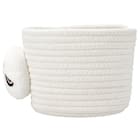 バスケット18cm (ホワイト シマエナガ DH25) 5枚目画像