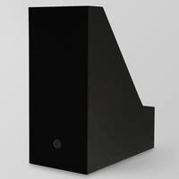 A4ファイルスタンド2(Ｎオール ブラック ワイド)