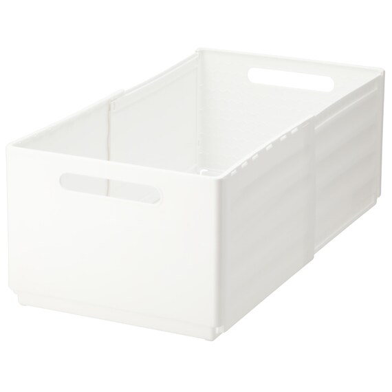 整理BOX 奥行伸縮 3028(幅28cm ホワイト) 6枚目画像