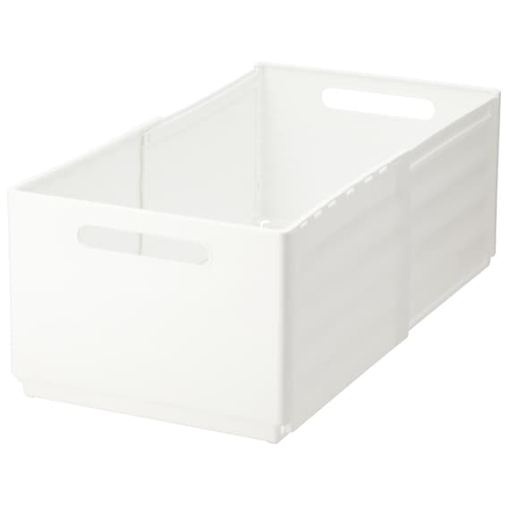 整理BOX 奥行伸縮 3028(幅28cm ホワイト) 6枚目画像
