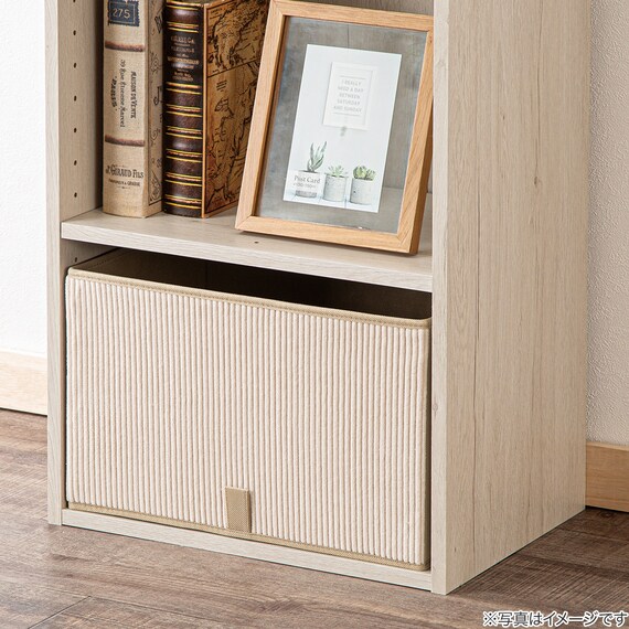 折りたたみ 収納ボックス LF5 3826(ベージュ) 2枚目画像