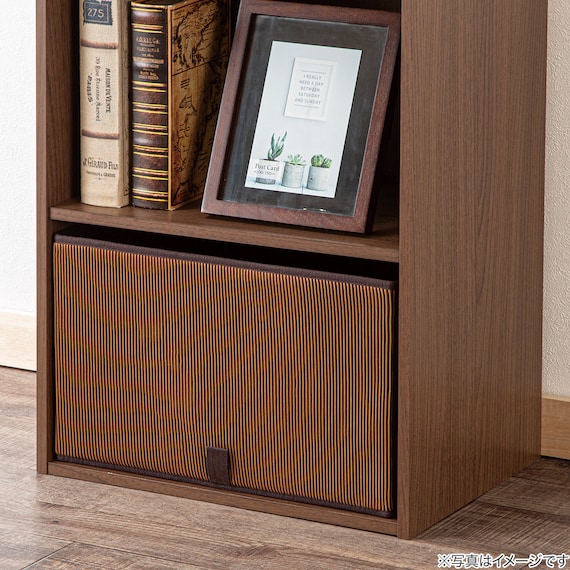 折りたたみ 収納ボックス LF6 3826(ブラウン) 2枚目画像