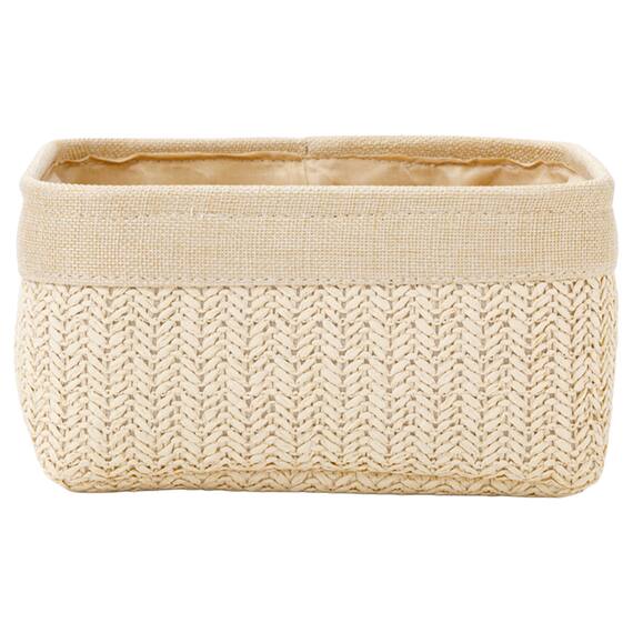 3個セットバスケット カク FL10(アイボリー) 4枚目画像