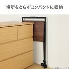 折り畳みができる サイドテーブル(YO01 ミドルブラウン) 5枚目画像