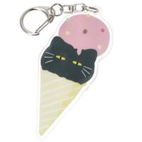 アクリルチャーム(デコネコ コーンアイス)