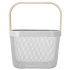 メッシュバスケット EM2625 スクエア(ライトグレー) 4枚目画像