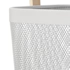 メッシュバスケット EM2625 スクエア(ライトグレー) 6枚目画像