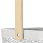 メッシュバスケット EM2625 スクエア(ライトグレー) 7枚目画像